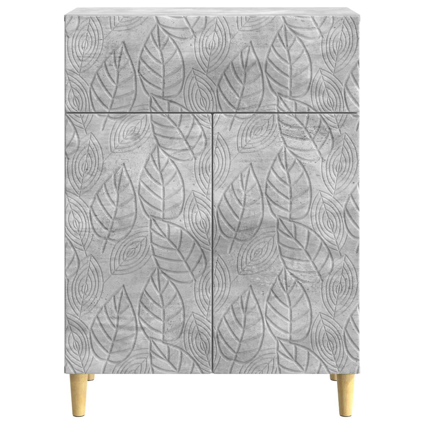Sideboard Concrete Grey 66 x 34.5 x 90 cm Engineered Wood