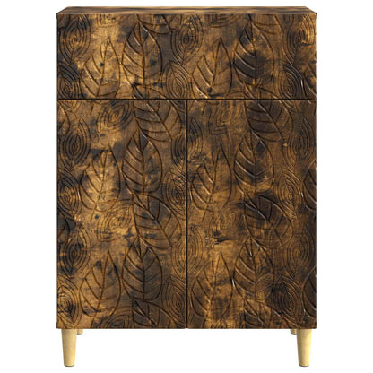 Sideboard Smoked Oak 66 x 34.5 x 90 cm Engineered Wood