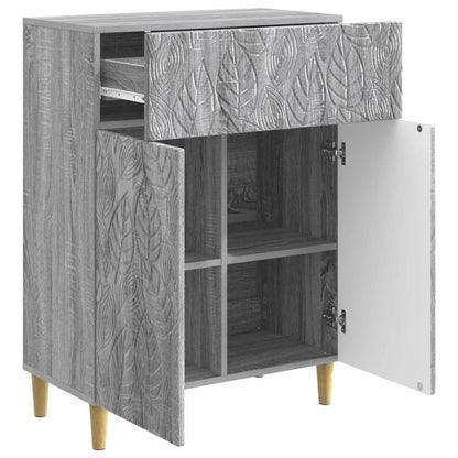 Sideboard Grey Sonoma 66 x 34.5 x 90 cm Engineered Wood