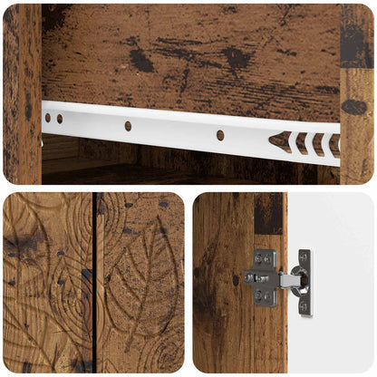 Sideboard Old Wood 66 x 34.5 x 90 cm Engineered Wood