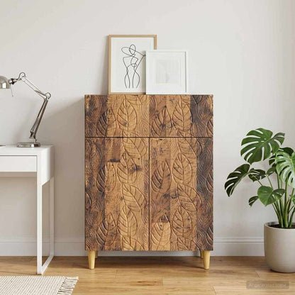 Sideboard Old Wood 66 x 34.5 x 90 cm Engineered Wood