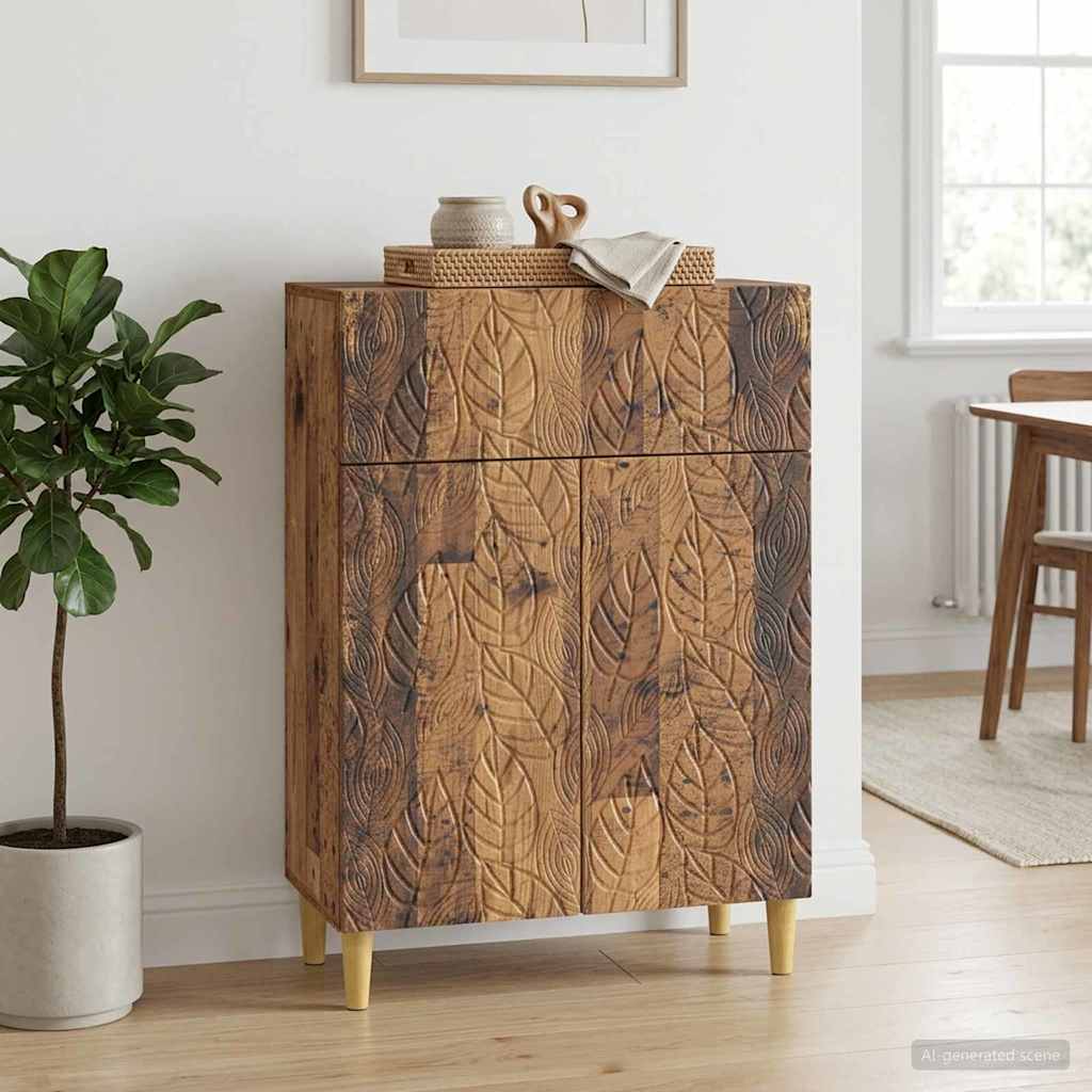 Sideboard Old Wood 66 x 34.5 x 90 cm Engineered Wood