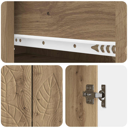 Sideboard Artisan Oak 66 x 34.5 x 90 cm Engineered Wood