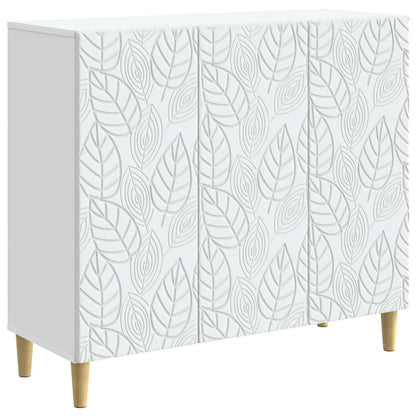 Sideboard White 89 x 34.5 x 80 cm Engineered Wood