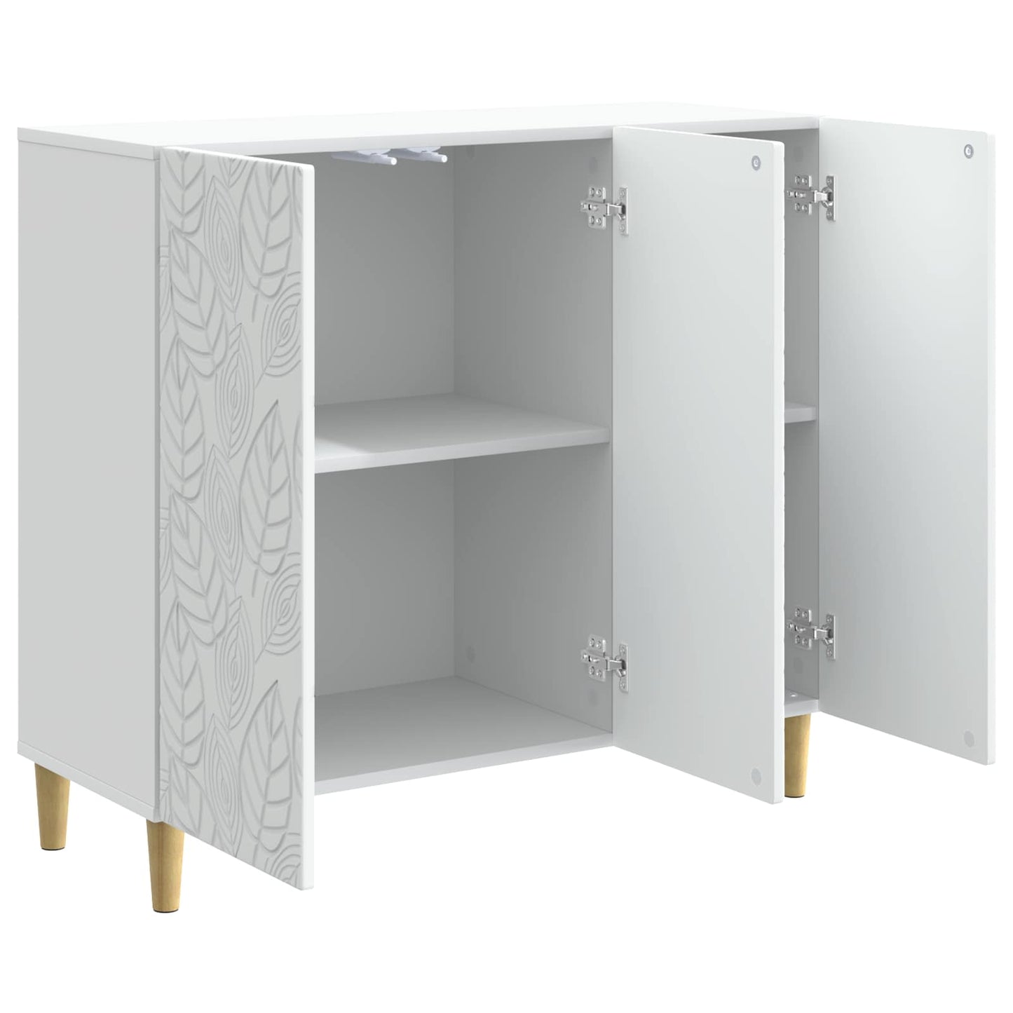 Sideboard White 89 x 34.5 x 80 cm Engineered Wood