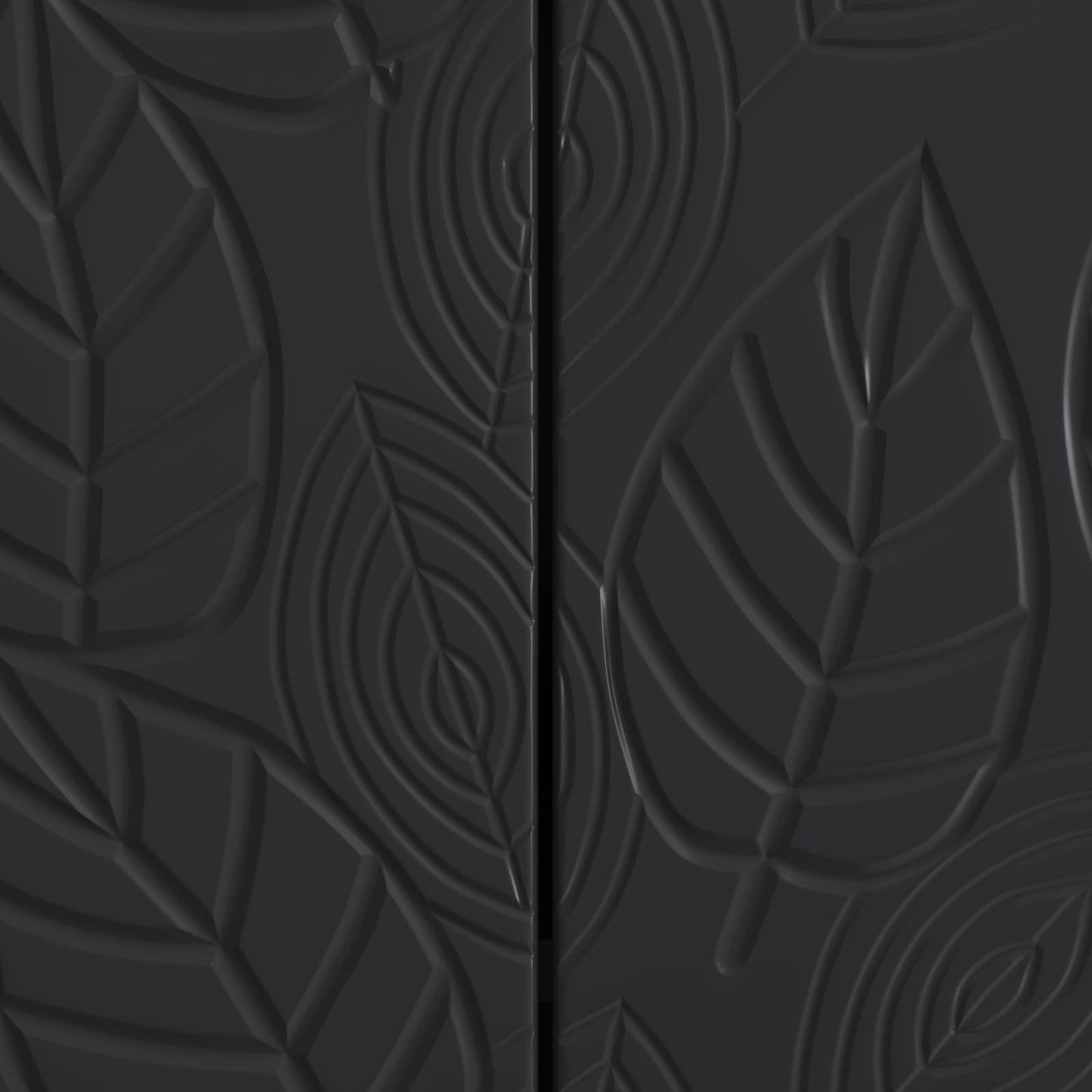 Sideboard Black 89 x 34.5 x 80 cm Engineered Wood