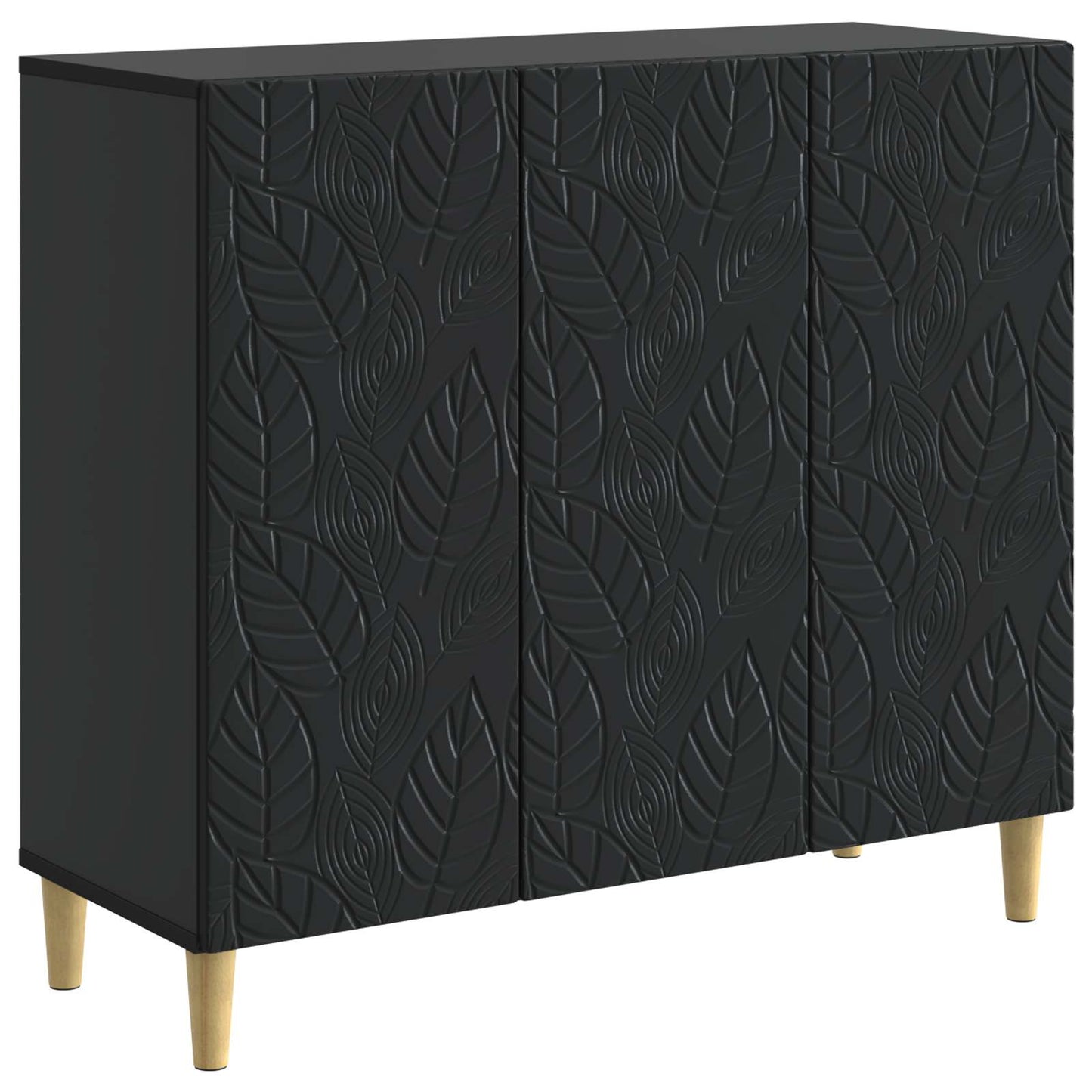 Sideboard Black 89 x 34.5 x 80 cm Engineered Wood