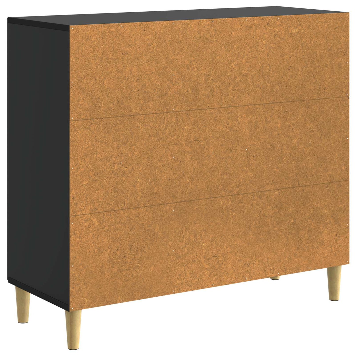 Sideboard Black 89 x 34.5 x 80 cm Engineered Wood