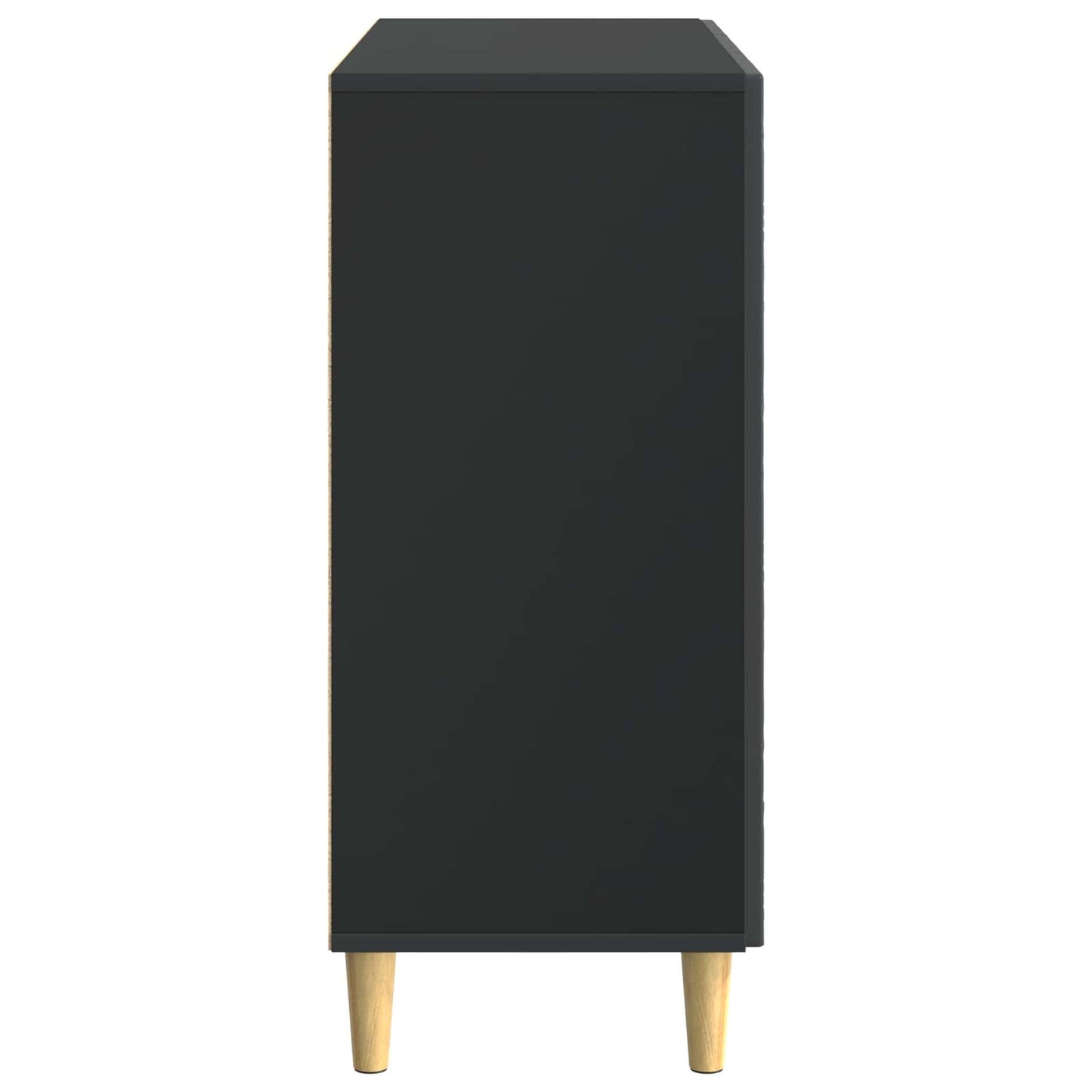 Sideboard Black 89 x 34.5 x 80 cm Engineered Wood