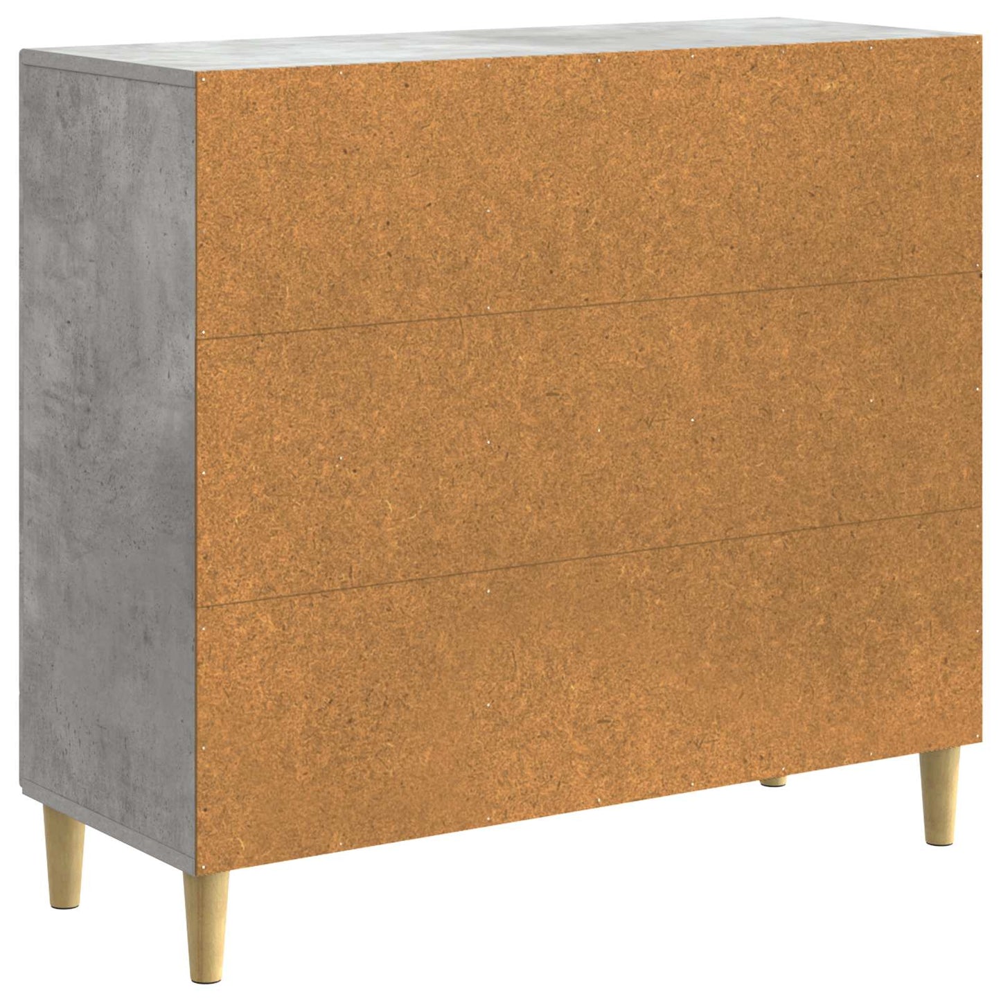 Sideboard Concrete Grey 89 x 34.5 x 80 cm Engineered Wood