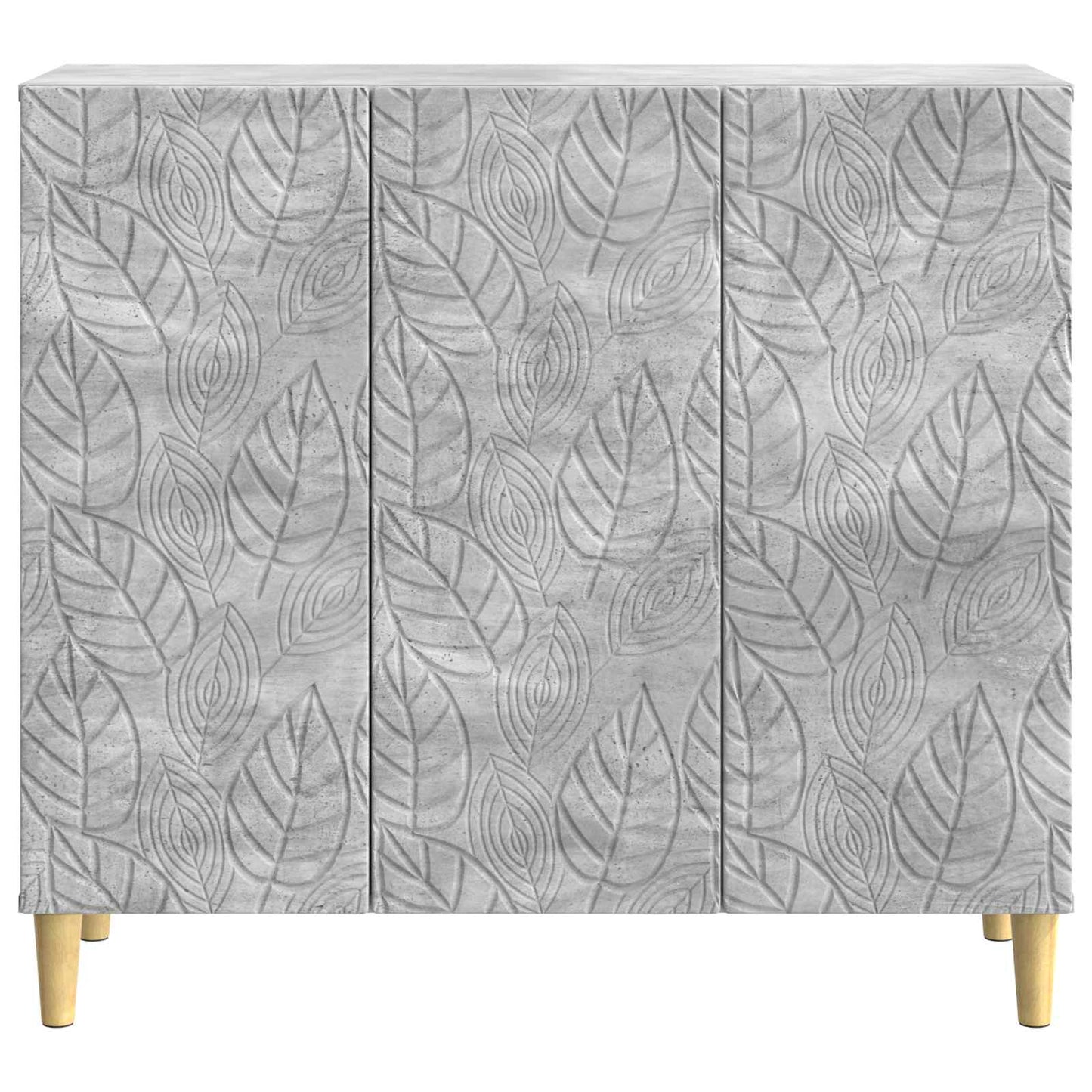 Sideboard Concrete Grey 89 x 34.5 x 80 cm Engineered Wood