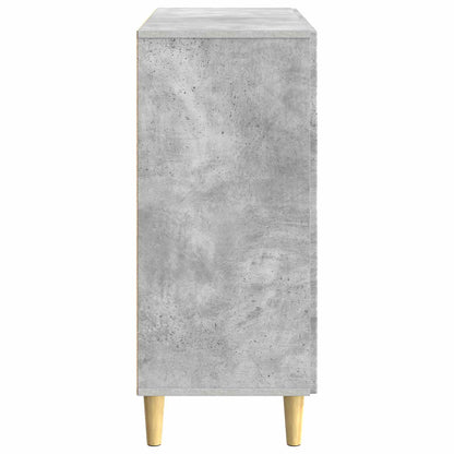 Sideboard Concrete Grey 89 x 34.5 x 80 cm Engineered Wood