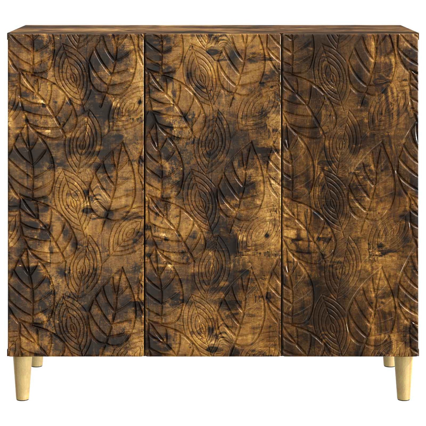 Sideboard Smoked Oak 89 x 34.5 x 80 cm Engineered Wood