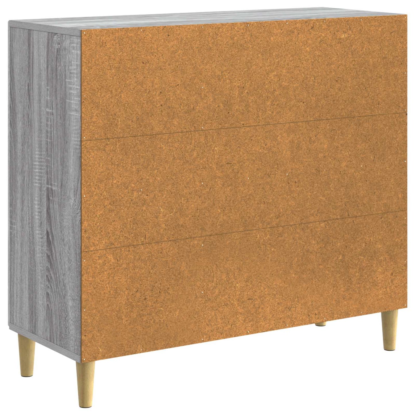 Sideboard Grey Sonoma 89 x 34.5 x 80 cm Engineered Wood