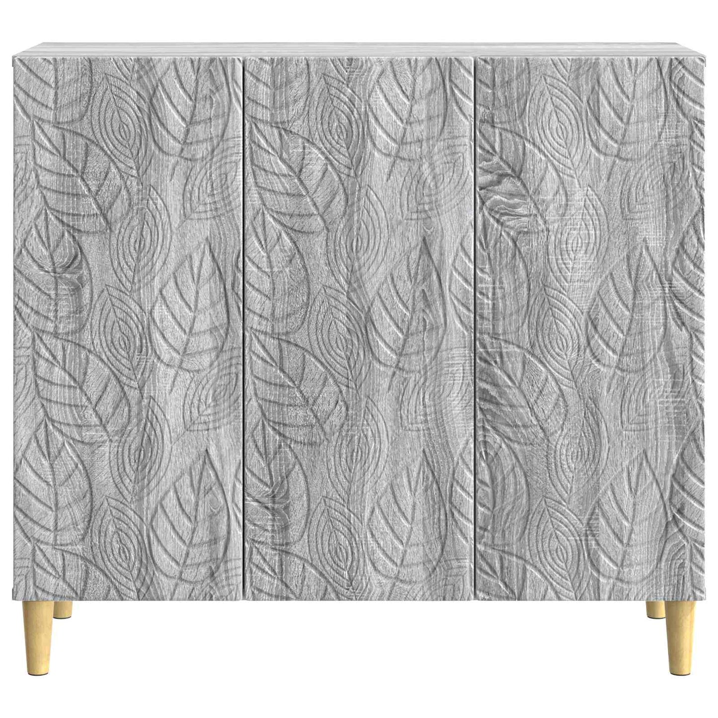 Sideboard Grey Sonoma 89 x 34.5 x 80 cm Engineered Wood