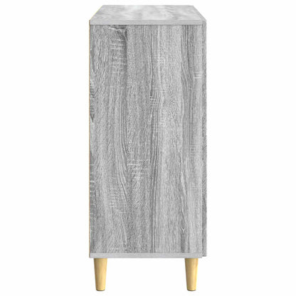 Sideboard Grey Sonoma 89 x 34.5 x 80 cm Engineered Wood