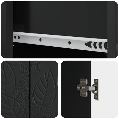 Sideboard Black 89 x 34.5 x 60 cm Engineered Wood