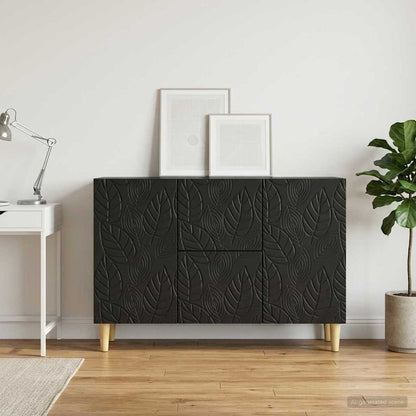 Sideboard Black 89 x 34.5 x 60 cm Engineered Wood