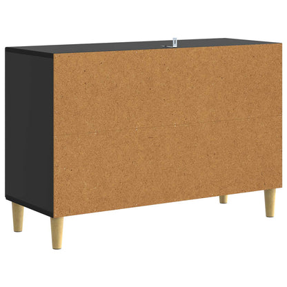 Sideboard Black 89 x 34.5 x 60 cm Engineered Wood