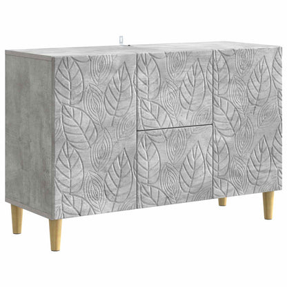 Sideboard Concrete Grey 89 x 34.5 x 60 cm Engineered Wood
