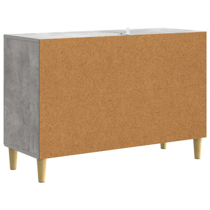 Sideboard Concrete Grey 89 x 34.5 x 60 cm Engineered Wood