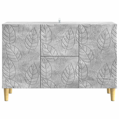 Sideboard Concrete Grey 89 x 34.5 x 60 cm Engineered Wood