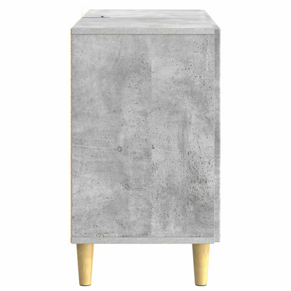 Sideboard Concrete Grey 89 x 34.5 x 60 cm Engineered Wood