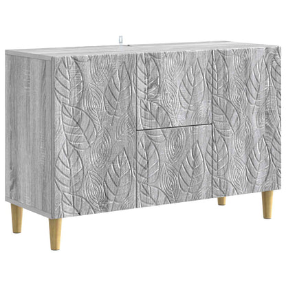 Sideboard Grey Sonoma 89 x 34.5 x 60 cm Engineered Wood