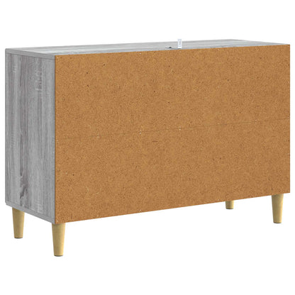 Sideboard Grey Sonoma 89 x 34.5 x 60 cm Engineered Wood