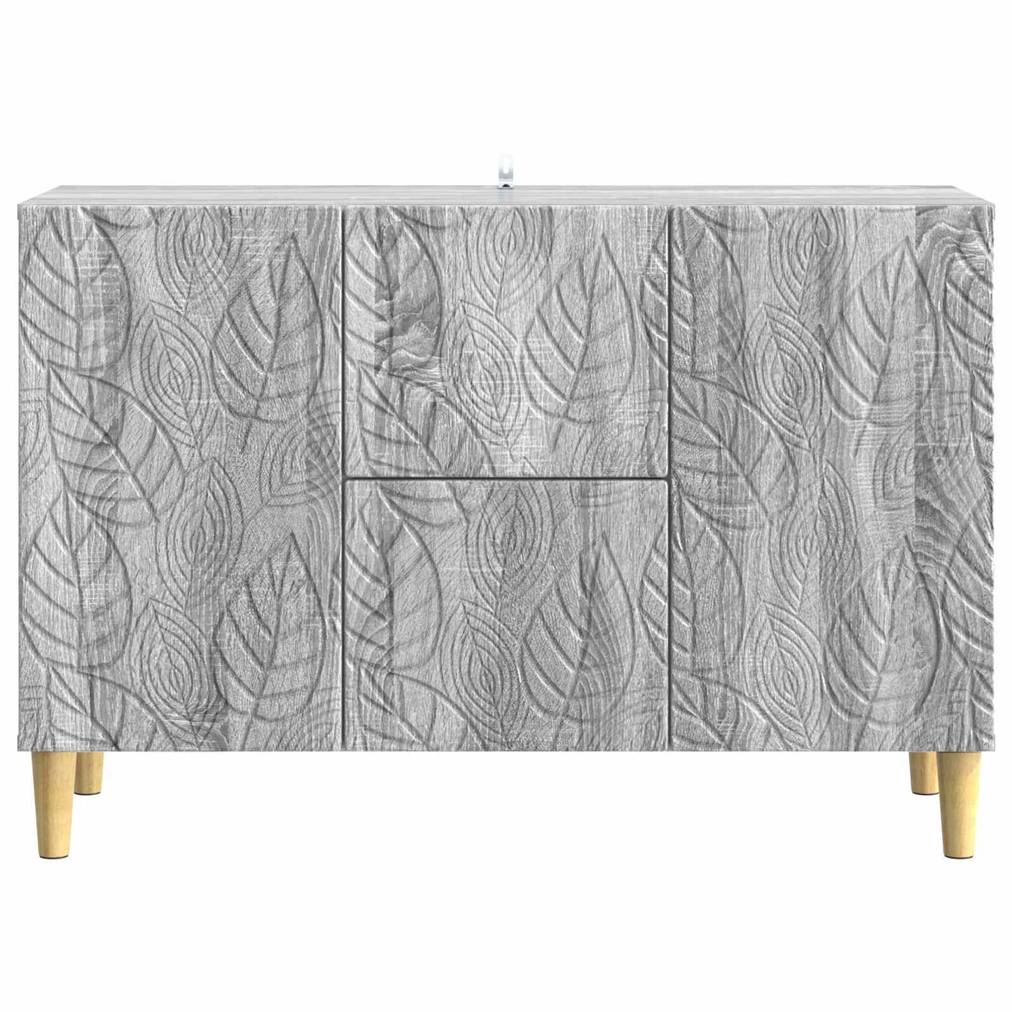 Sideboard Grey Sonoma 89 x 34.5 x 60 cm Engineered Wood
