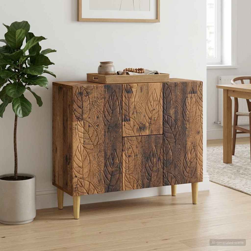 Sideboard Old Wood 89 x 34.5 x 60 cm Engineered Wood