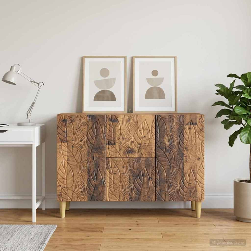 Sideboard Old Wood 89 x 34.5 x 60 cm Engineered Wood