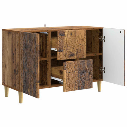 Sideboard Old Wood 89 x 34.5 x 60 cm Engineered Wood
