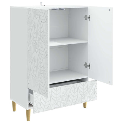 Sideboard White 66 x 34.5 x 95 cm Engineered Wood