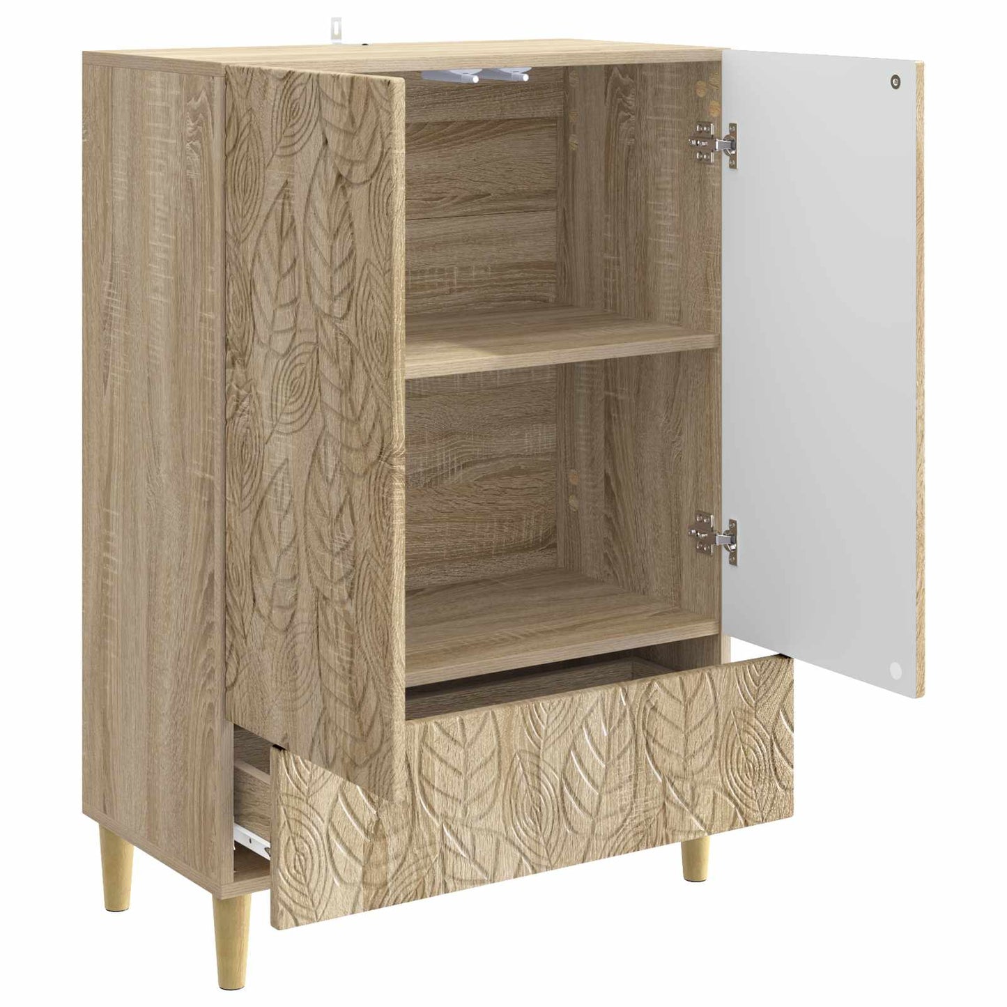 Sideboard Sonoma Oak 66 x 34.5 x 95 cm Engineered Wood