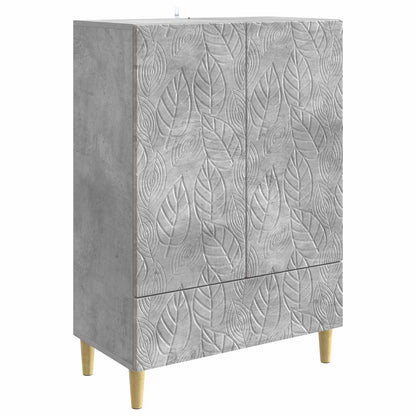 Sideboard Concrete Grey 66 x 34.5 x 95 cm Engineered Wood