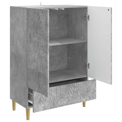 Sideboard Concrete Grey 66 x 34.5 x 95 cm Engineered Wood