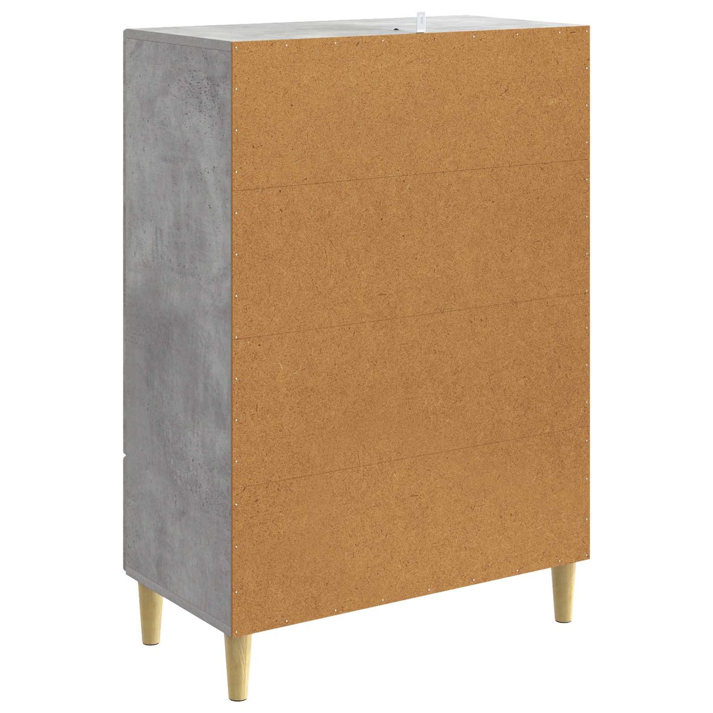 Sideboard Concrete Grey 66 x 34.5 x 95 cm Engineered Wood