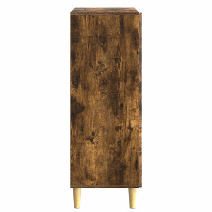 Sideboard Smoked Oak 66 x 34.5 x 95 cm Engineered Wood