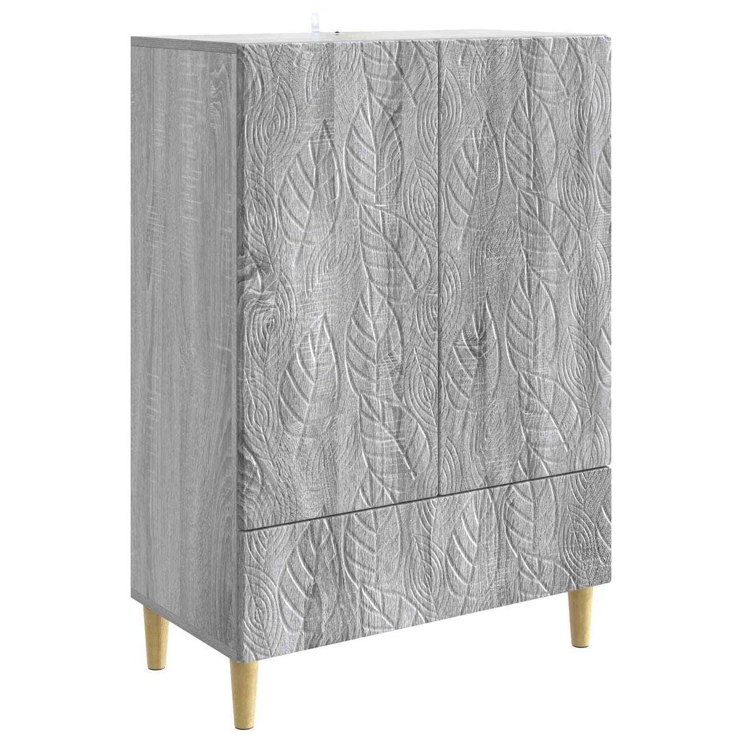 Sideboard Grey Sonoma 66 x 34.5 x 95 cm Engineered Wood