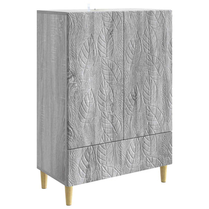 Sideboard Grey Sonoma 66 x 34.5 x 95 cm Engineered Wood