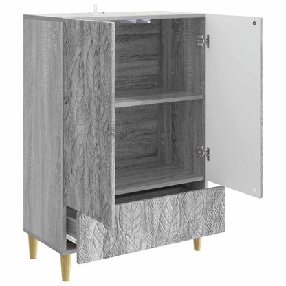 Sideboard Grey Sonoma 66 x 34.5 x 95 cm Engineered Wood