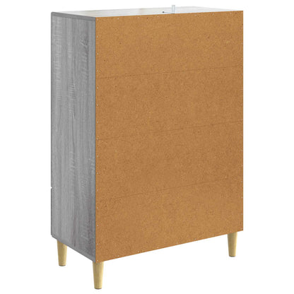 Sideboard Grey Sonoma 66 x 34.5 x 95 cm Engineered Wood