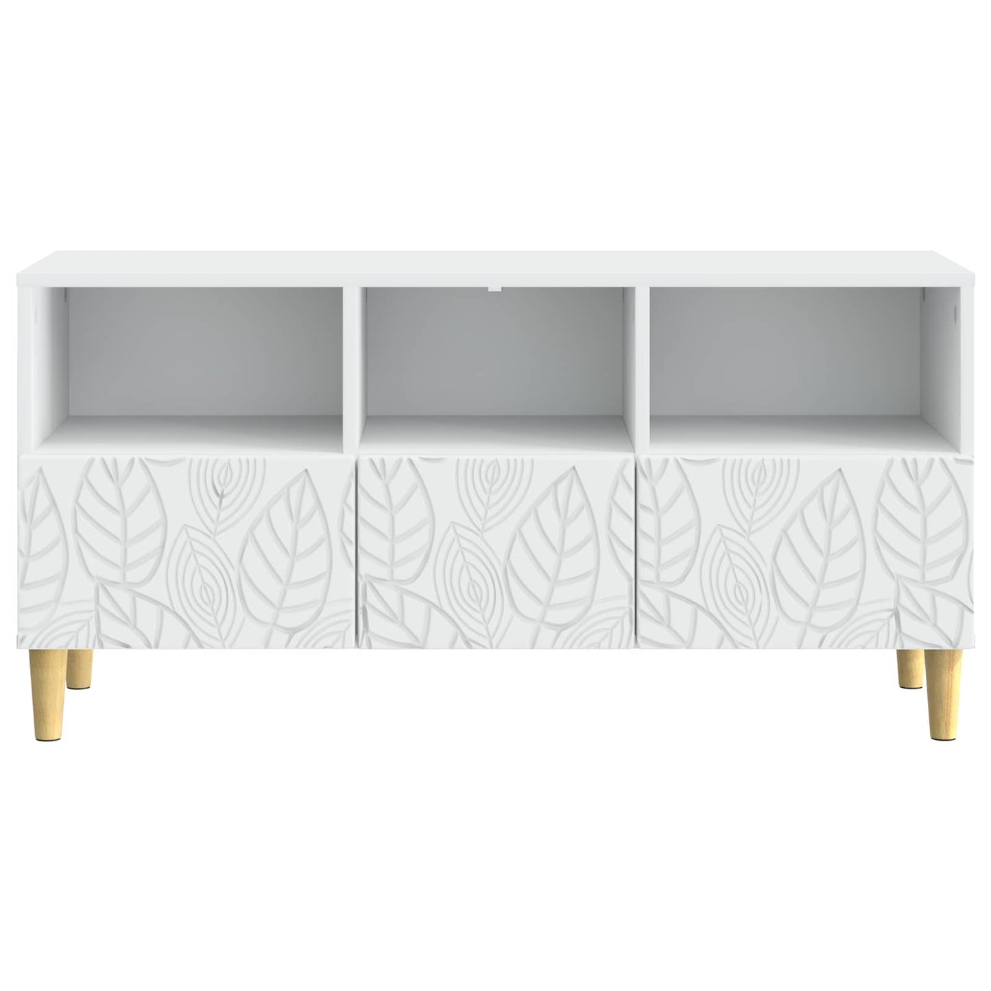 TV Cabinet 102 x 34.5 x 50 cm White Engineered Wood