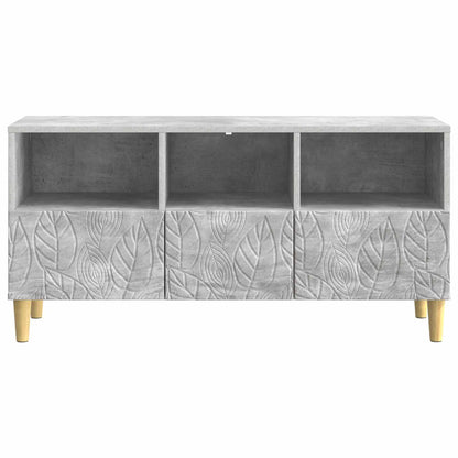 TV Cabinet 102 x 34.5 x 50 cm Concrete Grey Engineered Wood