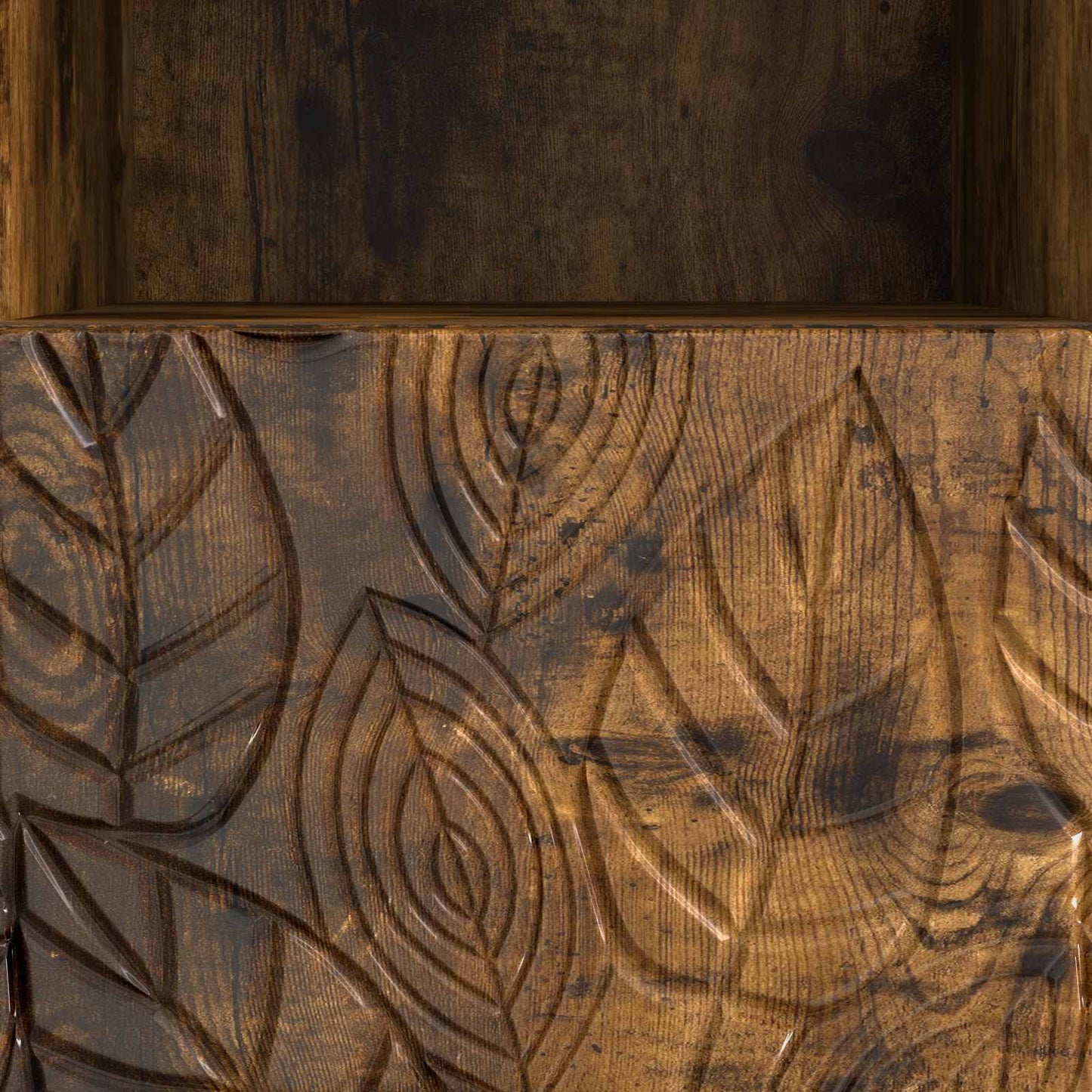 TV Cabinet 102 x 34.5 x 50 cm Smoked Oak Engineered Wood