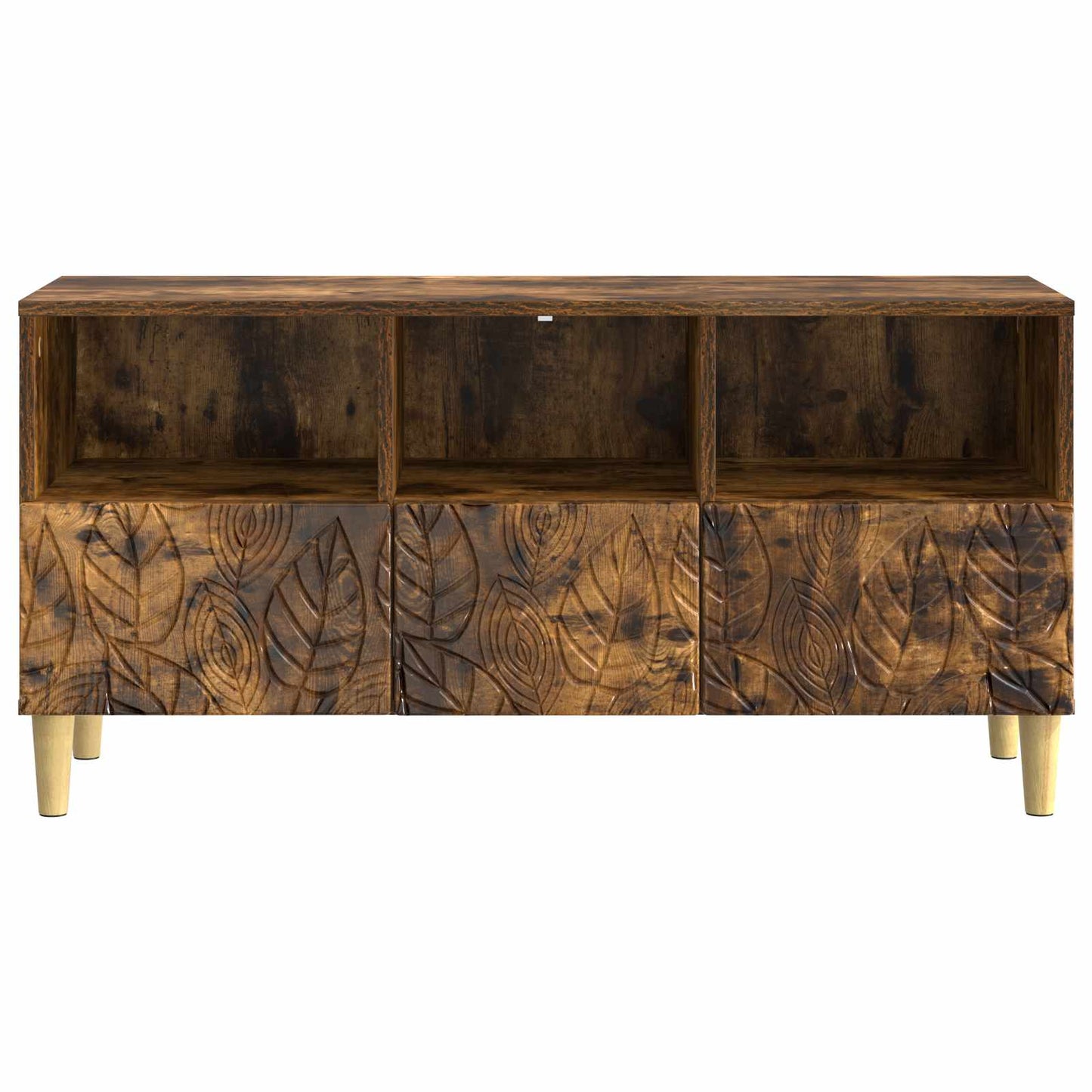 TV Cabinet 102 x 34.5 x 50 cm Smoked Oak Engineered Wood