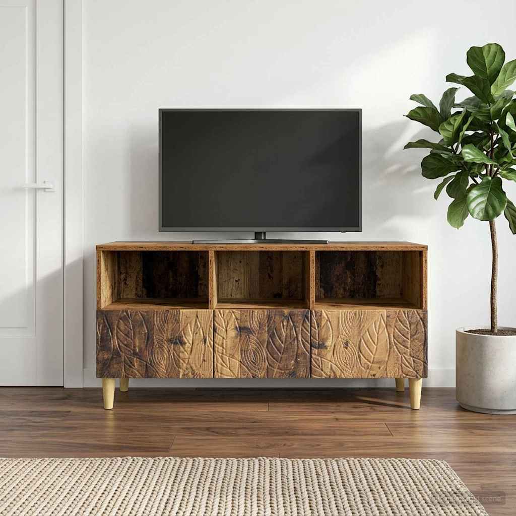 TV Cabinet 102 x 34.5 x 50 cm Old Wood Engineered Wood