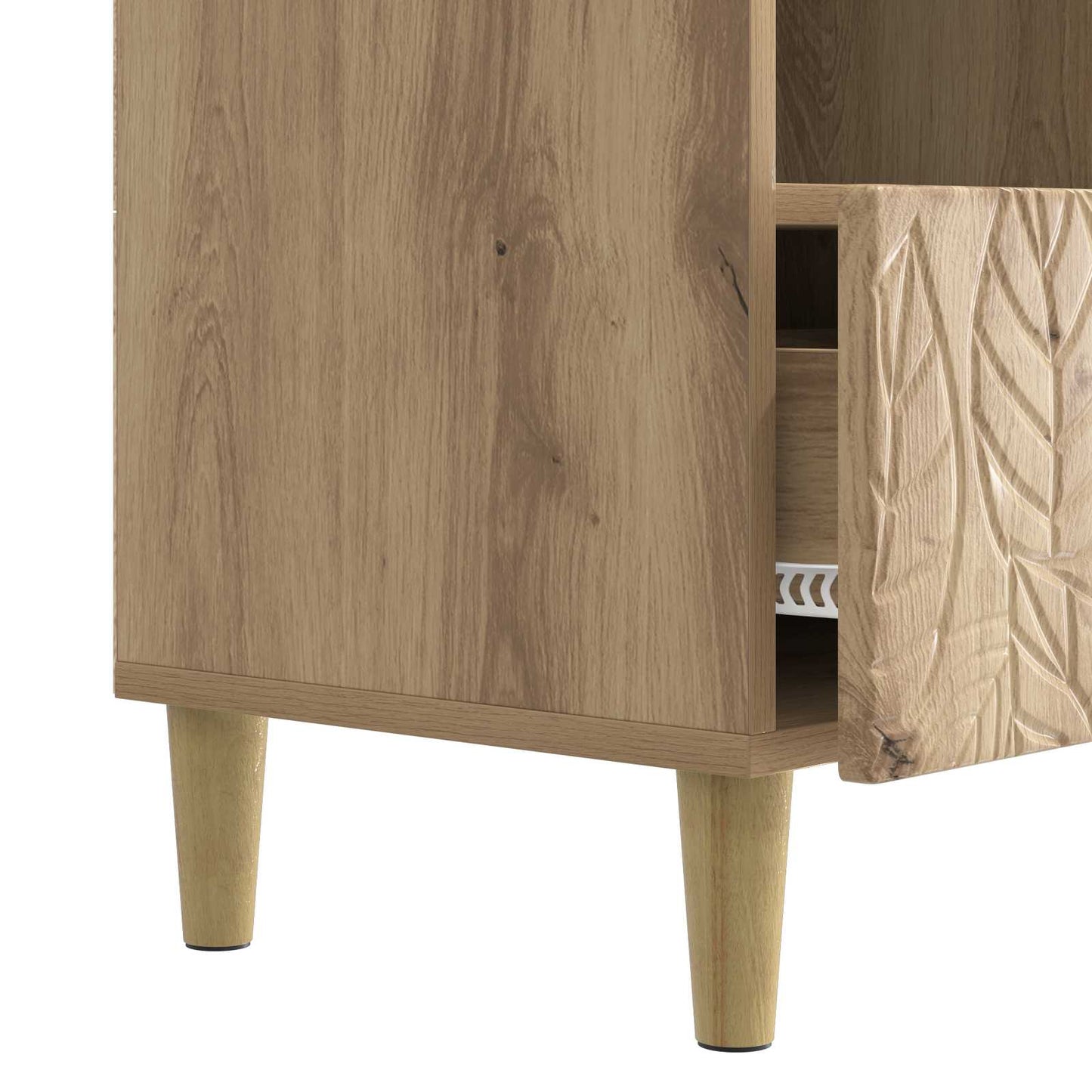 TV Cabinet 102 x 34.5 x 50 cm Artisan Oak Engineered Wood