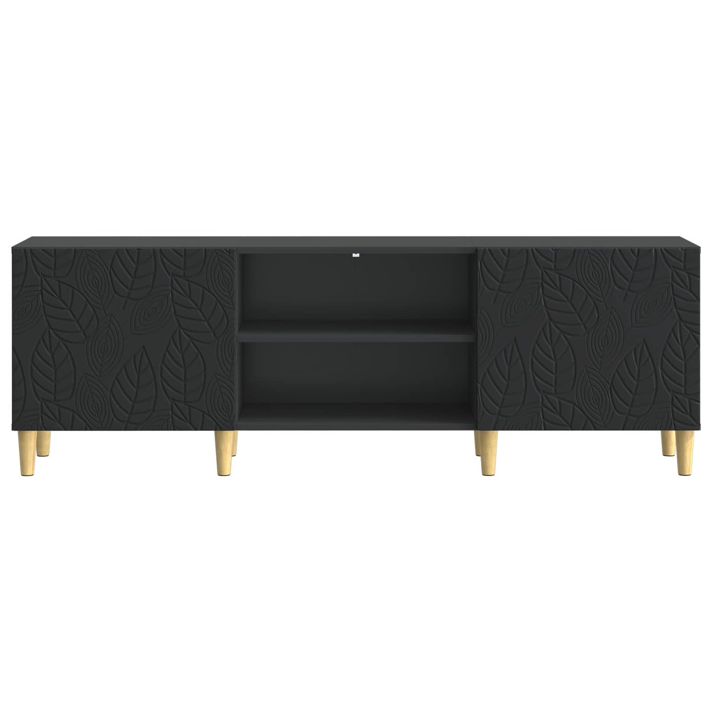 TV Cabinet 150 x 31 x 50 cm Black Engineered Wood